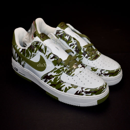 Nike - 2005 Air Force 1 'Camo' (White/Palm Green)