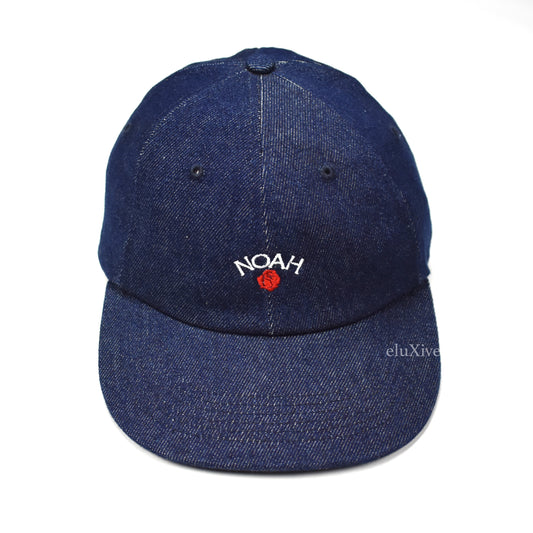 Noah - Blue Denim Rose Logo Hat