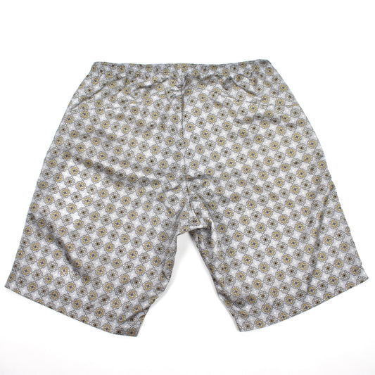 Needles - Gray Foulard Print Nylon Warm-Up Shorts