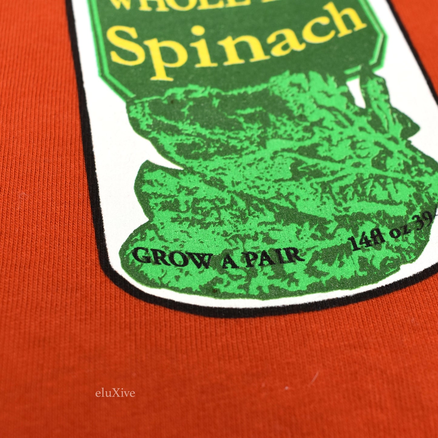 Supreme - Red Spinach Logo T-Shirt
