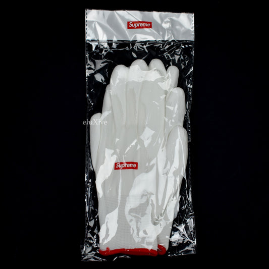 Supreme - Red Box Logo Rubbereized Gloves