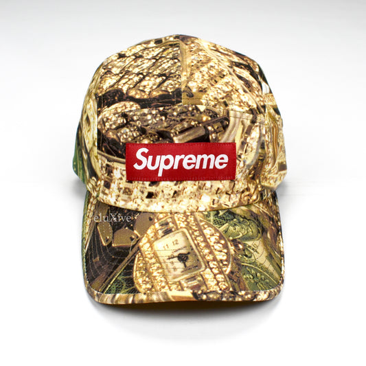 Supreme - Red Box Logo Bling Print Hat