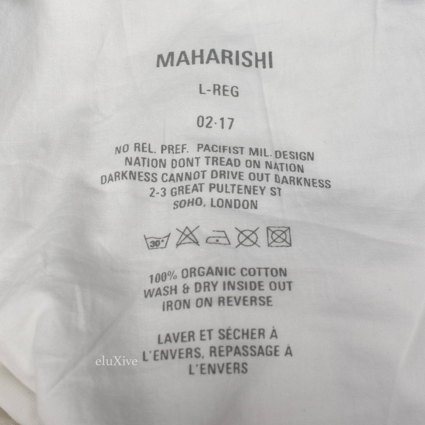 Maharishi - White 'Year of the Rooster' Pants