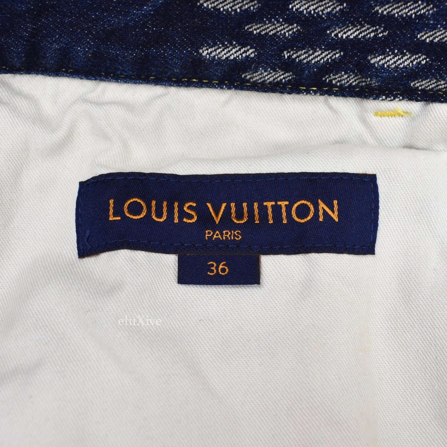 Louis Vuitton DAMIER 2020 SS Giant damier waves monogram denim pants