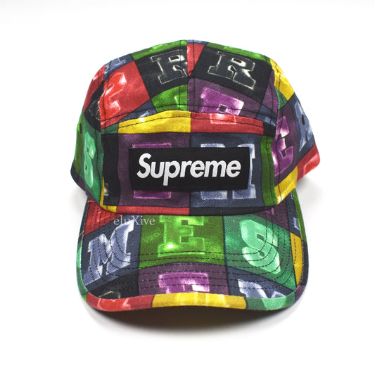 Supreme - Blocks Print Box Logo Hat (Multicolor)