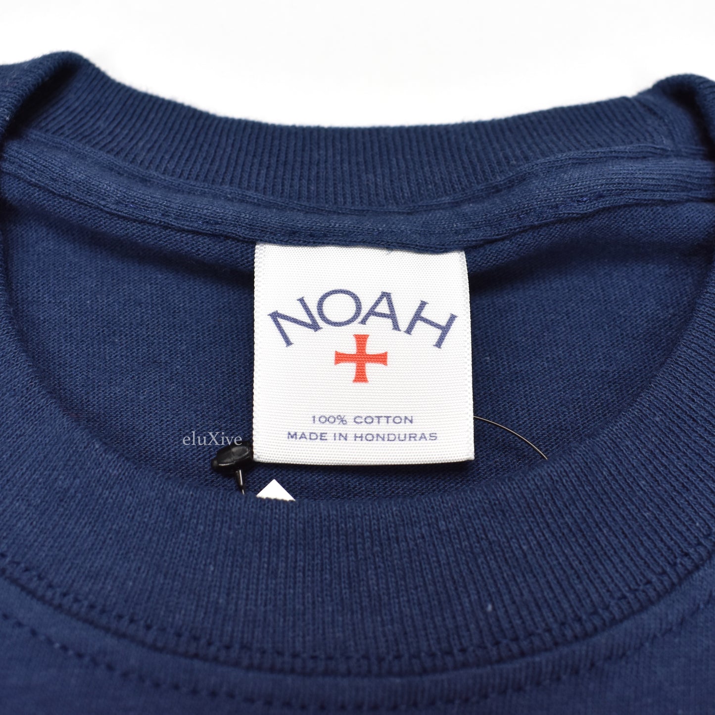 Noah x Frog Skateboards - Logo Print Work T-Shirt (Navy)