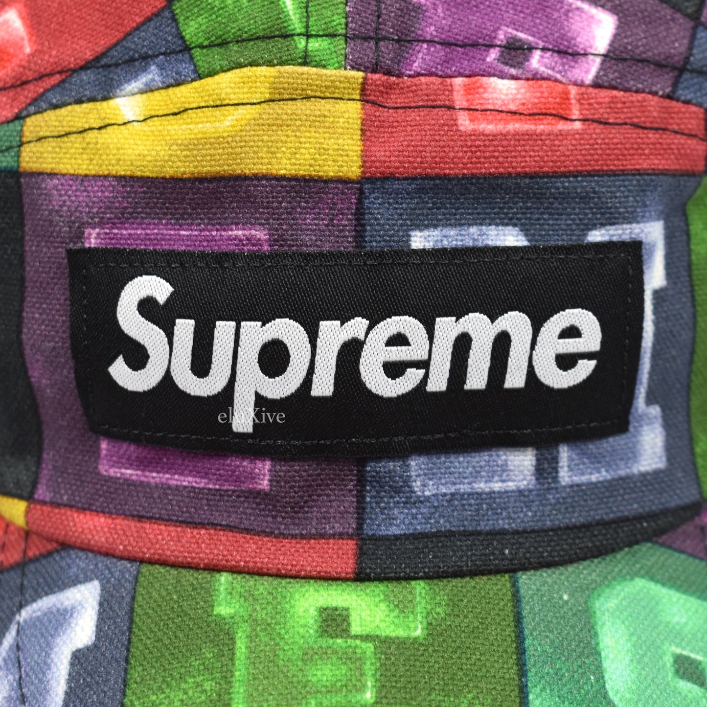 Supreme - Blocks Print Box Logo Hat (Multicolor)