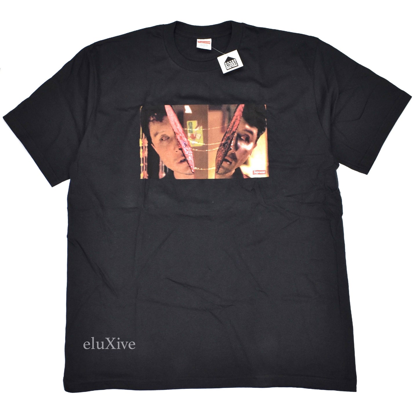 large supreme the killer trust tee black