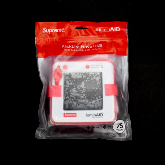 Supreme x LuminAID - Red Box Logo Packlite Nova