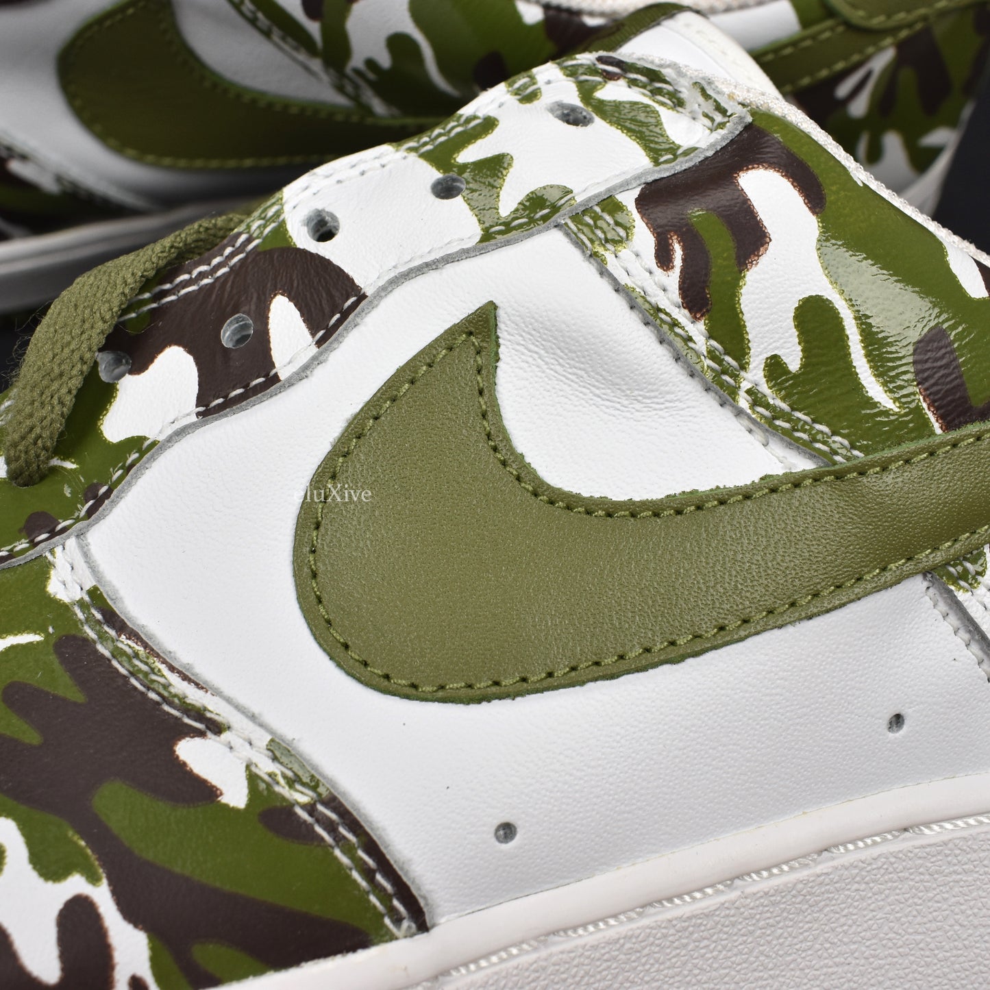 Nike - 2005 Air Force 1 'Camo' (White/Palm Green)