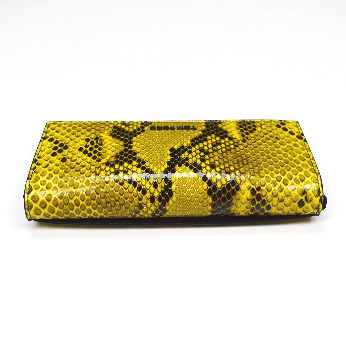 Tom Ford - Yellow Exotic Python Long Wallet