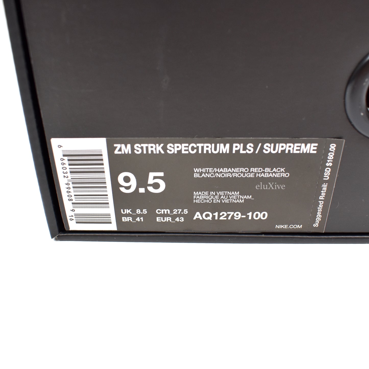 Supreme x Nike - Zoom Streak Spectrum Plus (White)