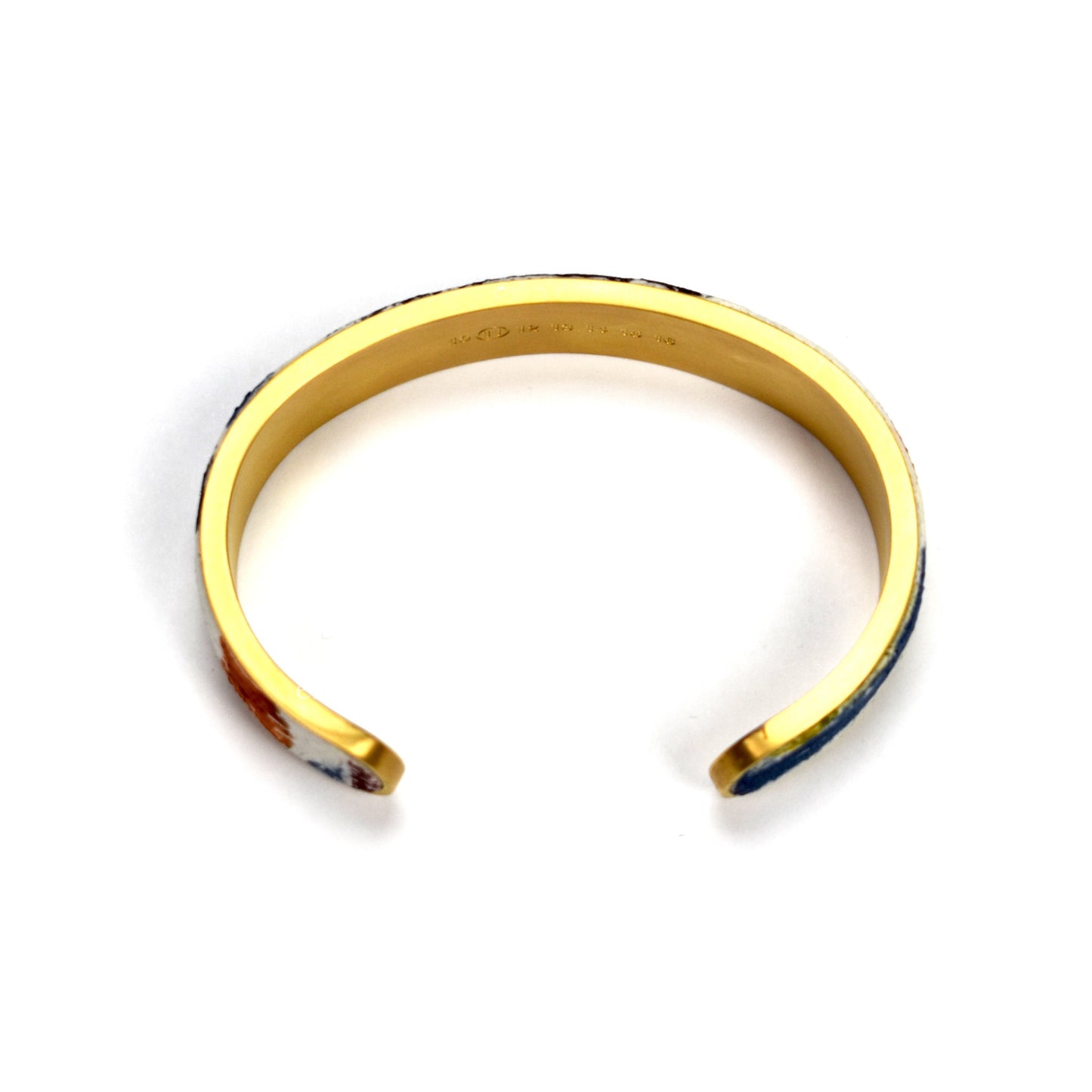 Maison Margiela - Matte Gold Brass & Leather Bracelet