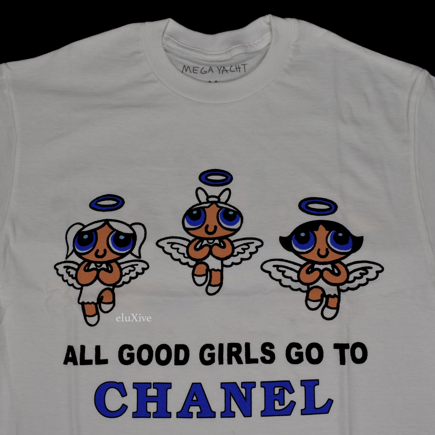 Mega Yacht - Good Girls 'Chanel/Gucci' Logo T-Shirt – eluXive