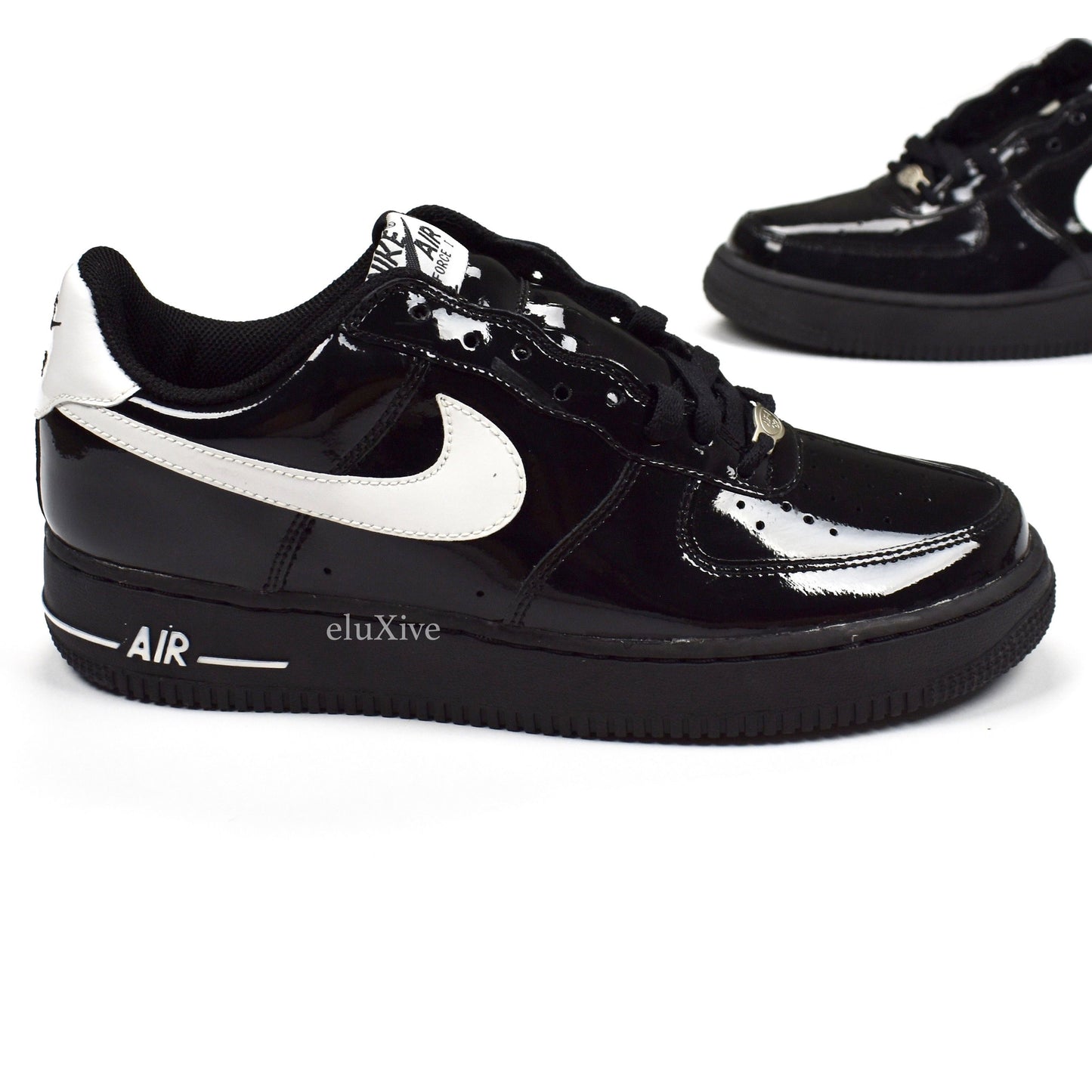 Nike - Air Force 1 Low Patent Leather (Black/White)