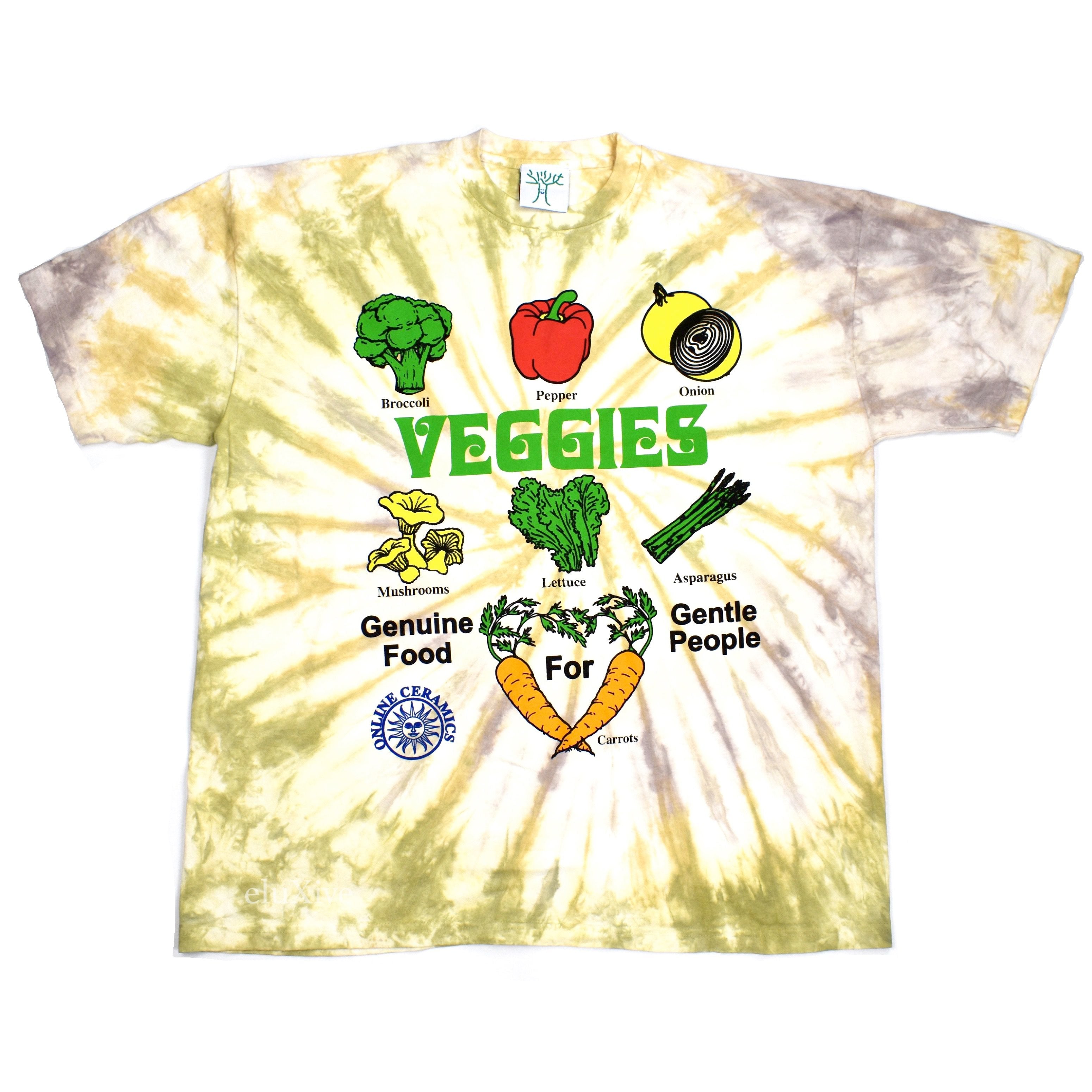 Online Ceramics - Genuine Food 'Veggies' Tie Dye T-Shirt – eluXive