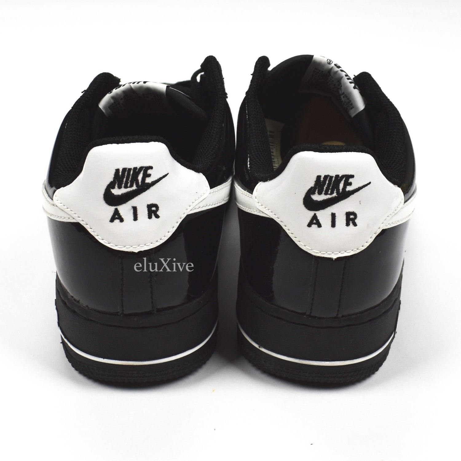 Kids Vintage Nike Air Force 1 Mid SC Black / White Patent Leather (Size  4.5) DS — Roots