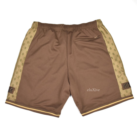 Supreme - Brown Monogram Logo Shorts