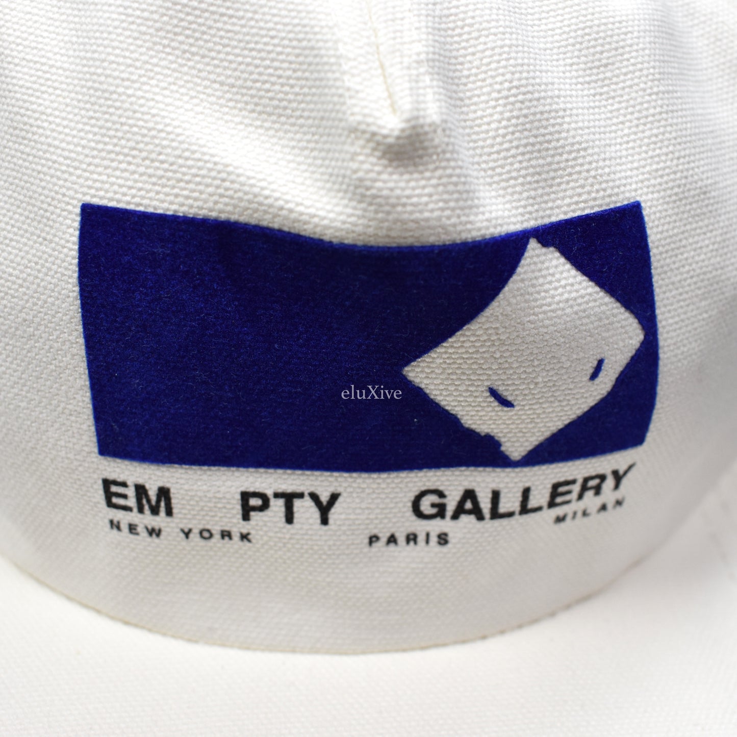 Off-White - EMPTY GALLERY Velvet Logo Hat