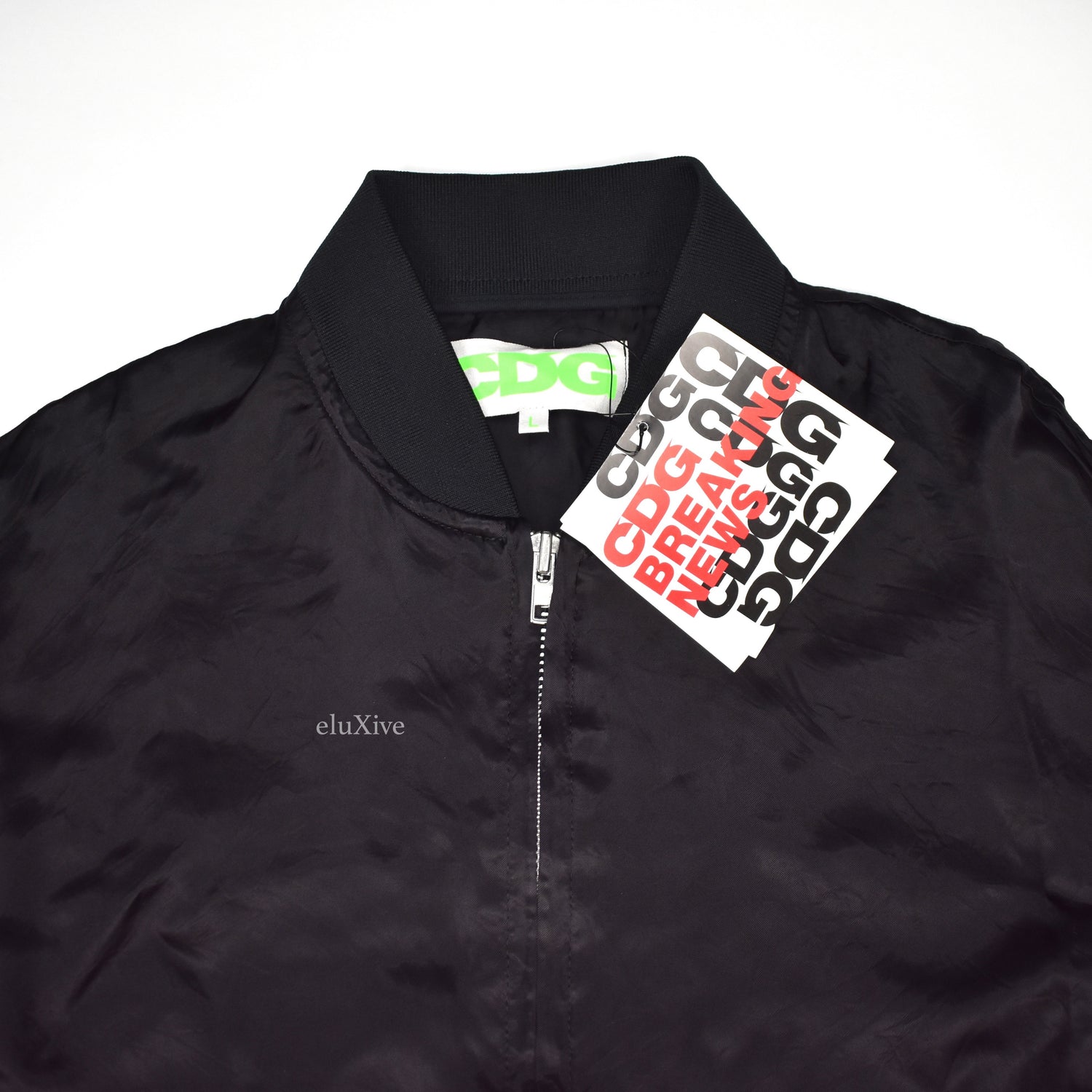 Comme Des Garcons   CDG Breaking News A/W ' ' Satin Staff