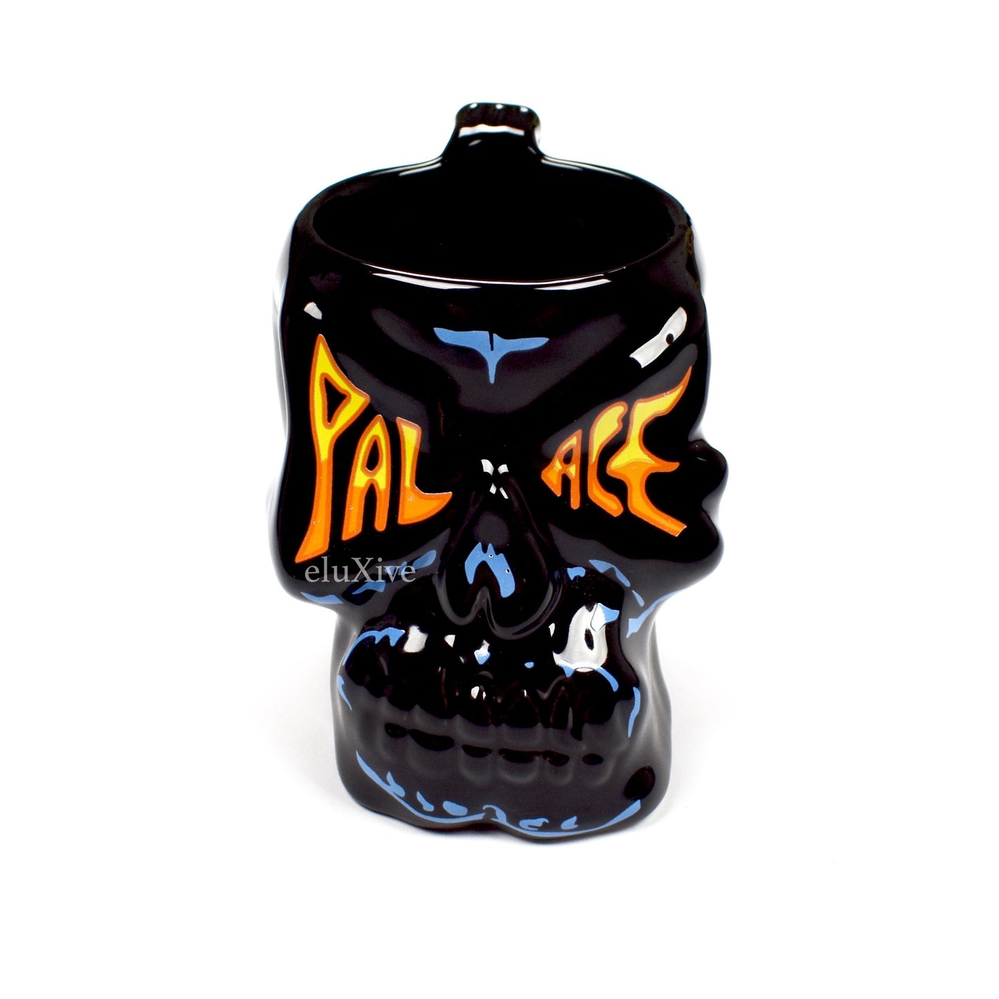 Palace - Hesh Logo Print Skull Mug (Black)