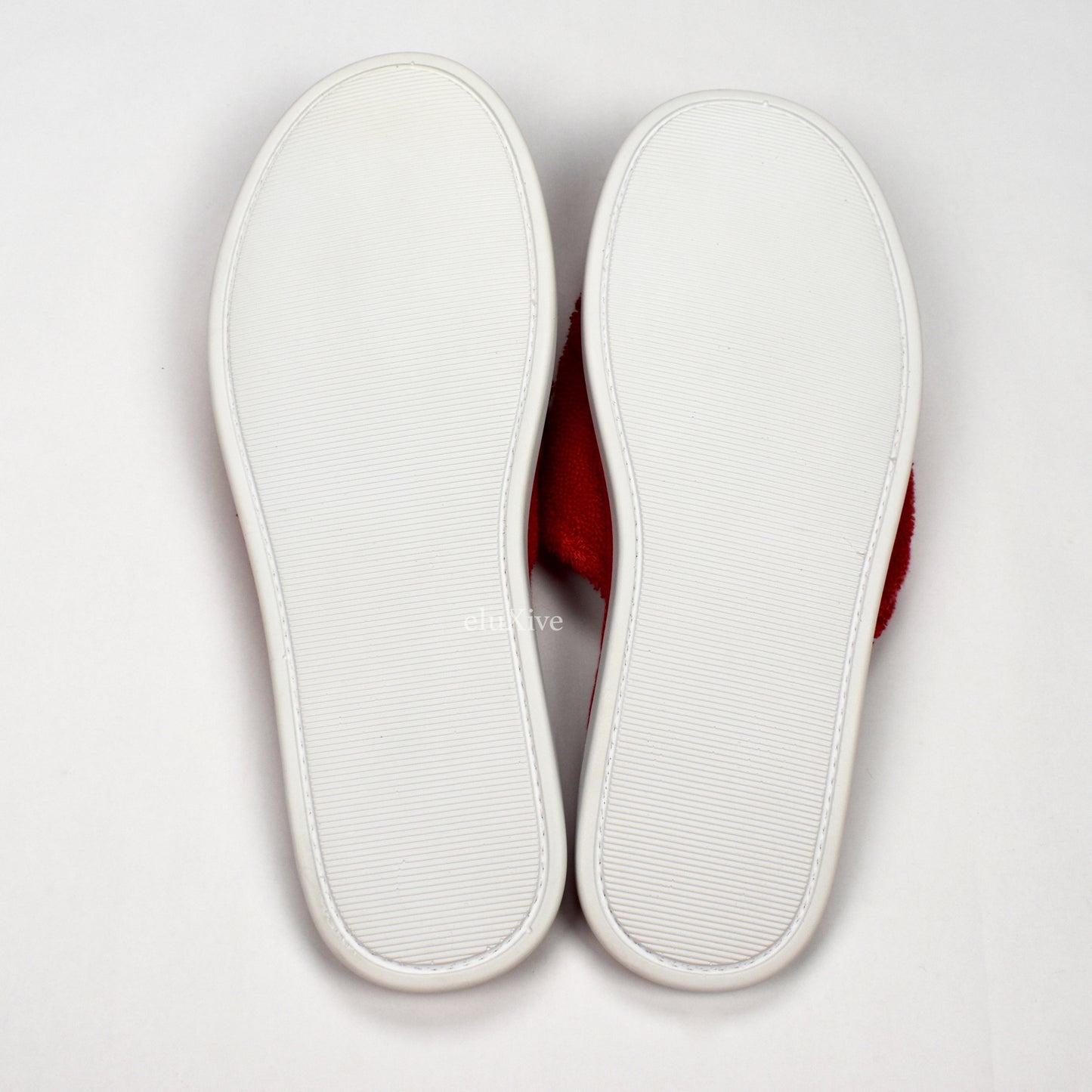 Supreme x Frette - Box Logo Woven Slippers (Red)