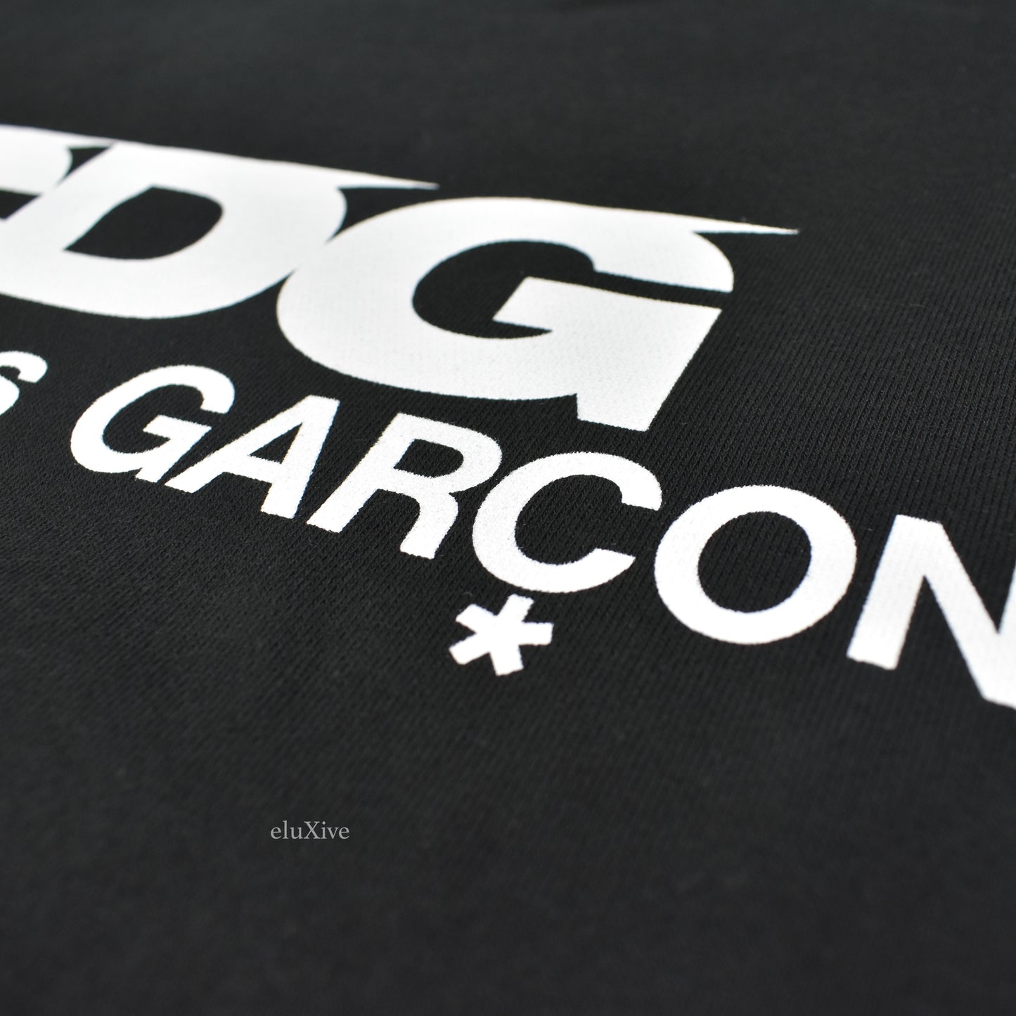 Comme Des Garcons - Black Logo Crewneck Sweatshirt