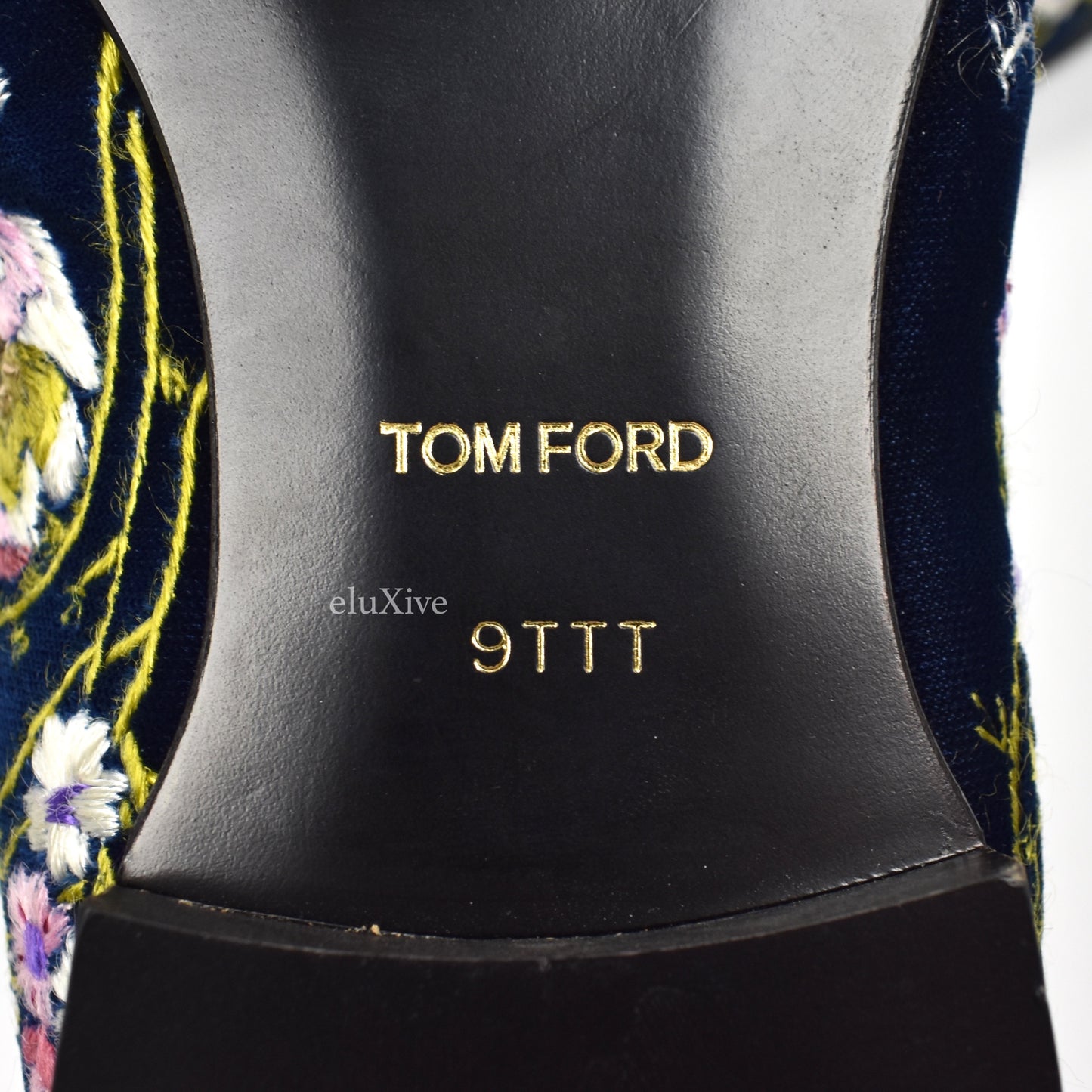 Tom Ford - Hand Embroidered Floral Velvet Loafers