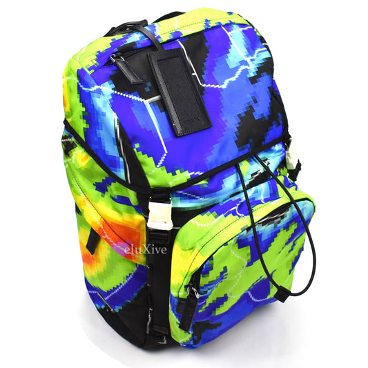 Prada - Radar Print Nylon Backpack