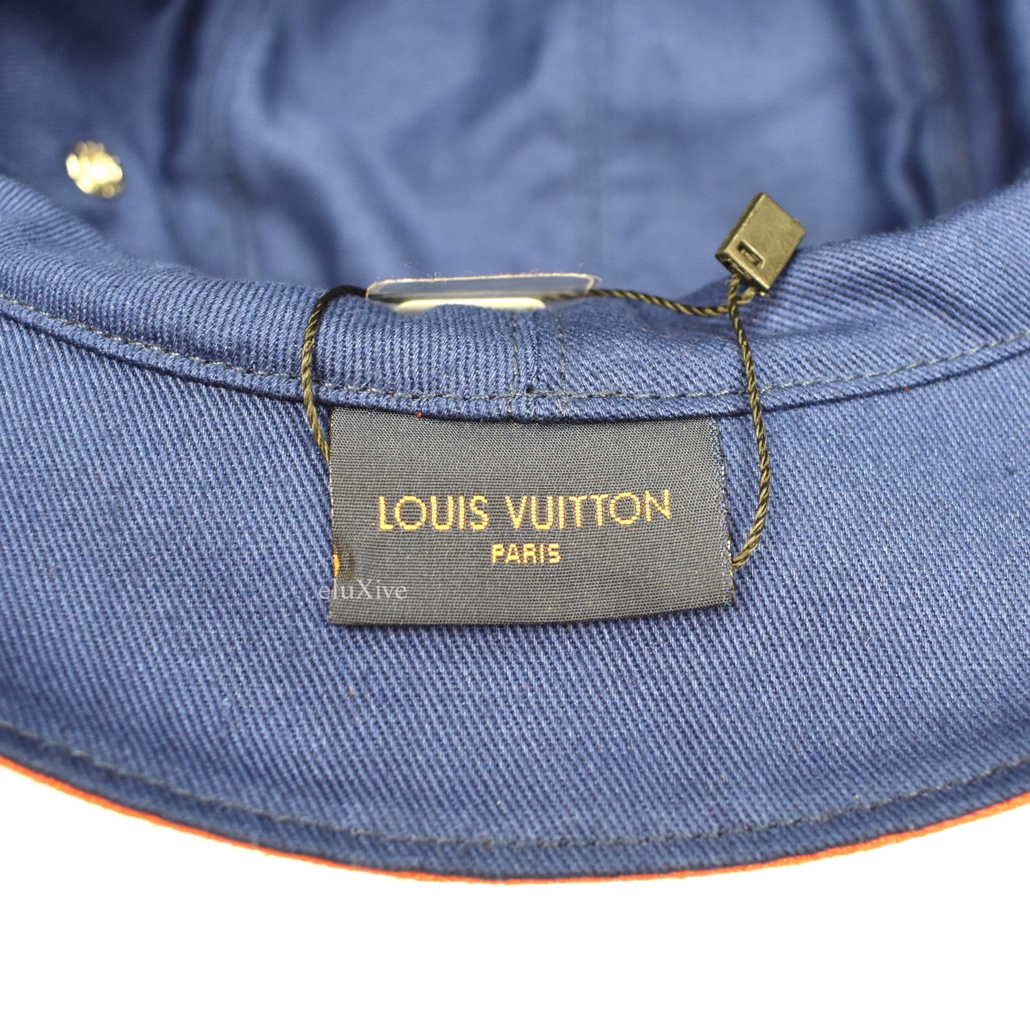 Louis Vuitton - Monogram Denim Woven Bucket Hat (Orange) – eluXive