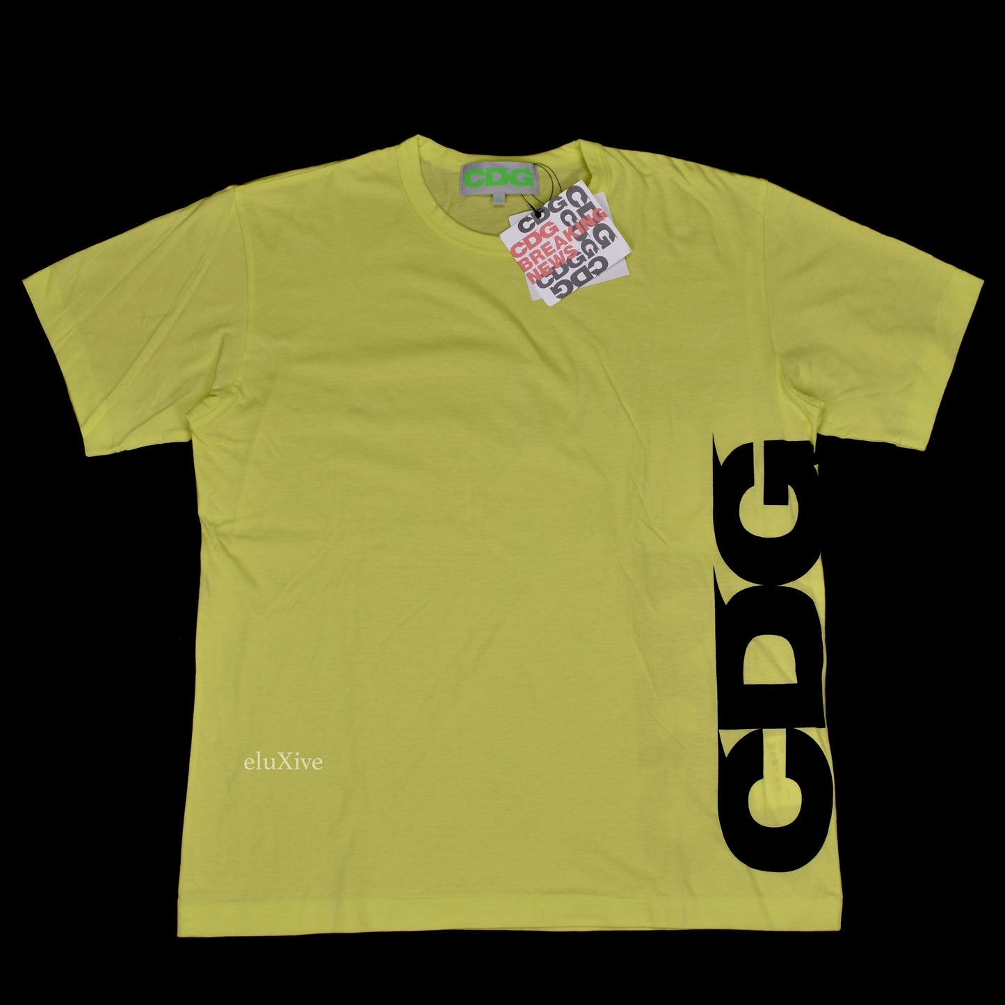 Comme Des Garcons - Yellow CDG Logo S/S T-Shirt