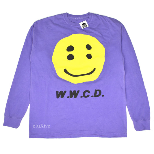 Cactus Plant Flea Market - Purple 'WWCD' L/S T-Shirt