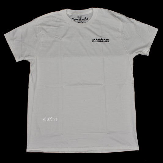 Tom Sachs -  White 'Bullet' Logo T-Shirt