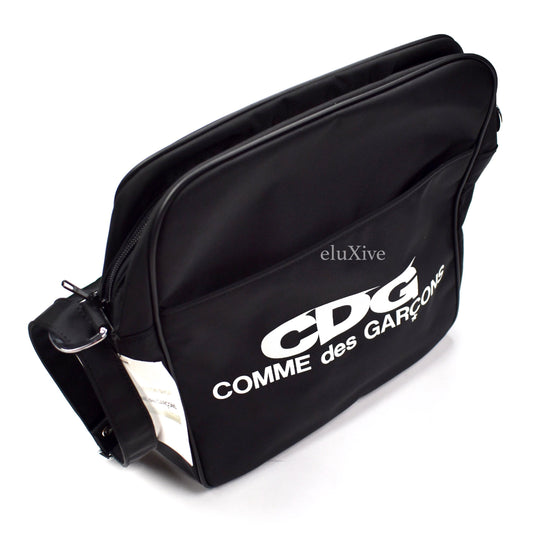 Comme Des Garcons - Black CDG Logo 'Airline' Bag