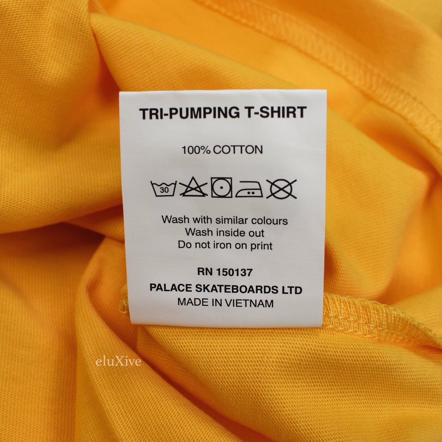 Palace - Tri-Pumping Logo T-Shirt (Yellow)