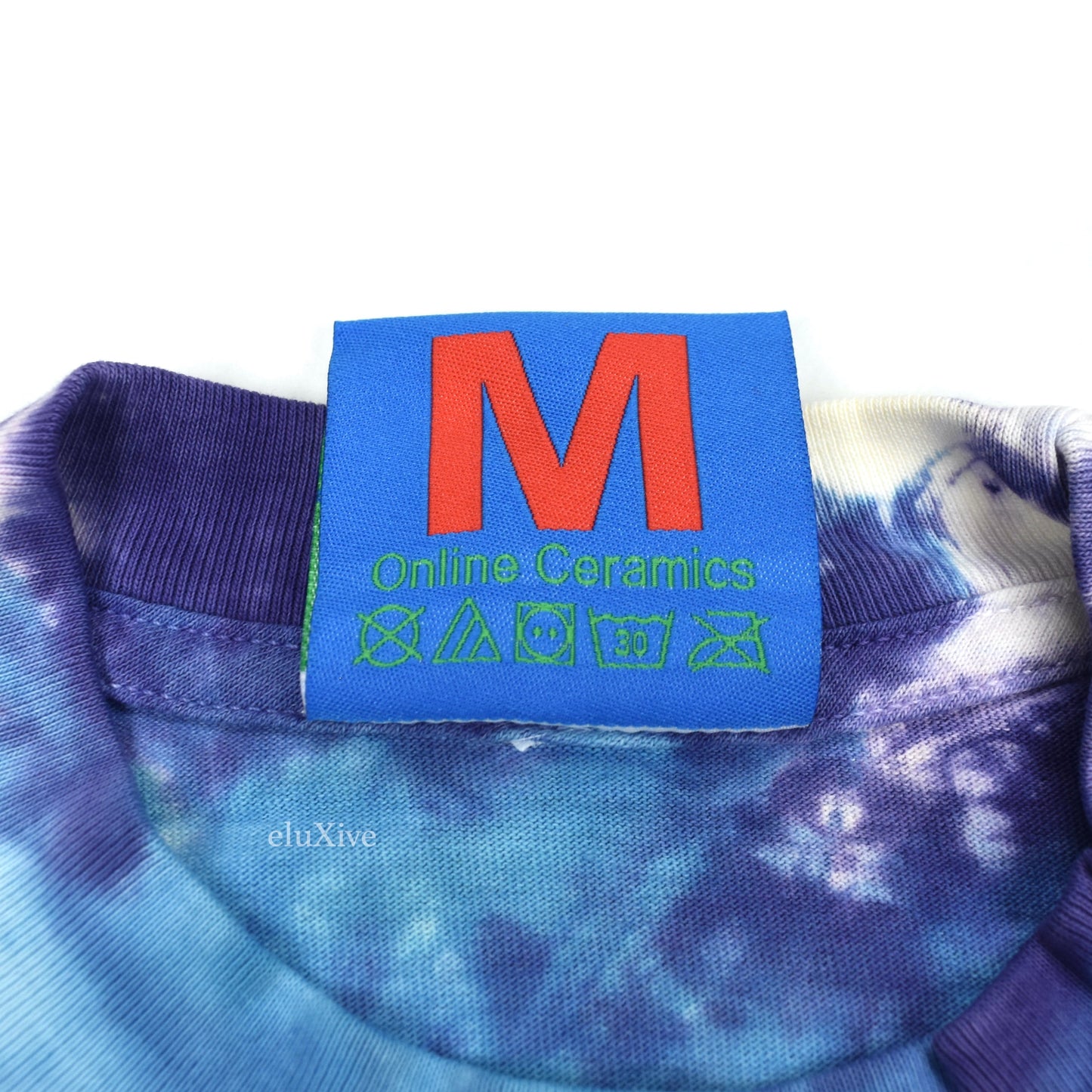 Online Ceramics - What On Earth Are We Doing Tie-Dye T-Shirt (Blue)