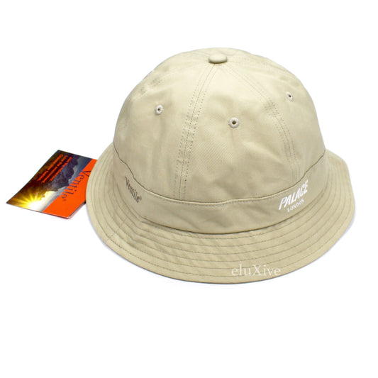 Palace - Ventile Logo Embroidered Bucket Hat (Stone)