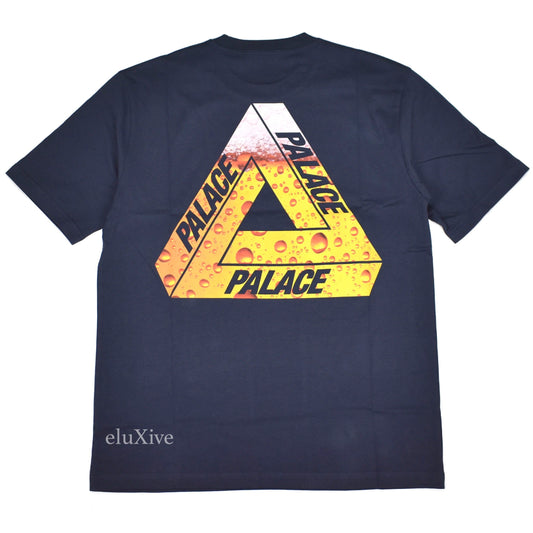 Palace - Lager Tri-Ferg T-Shirt (Navy)