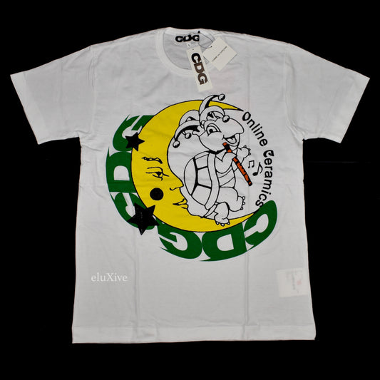 Comme des Garcons x Online Ceramics - Moon Logo T-Shirt