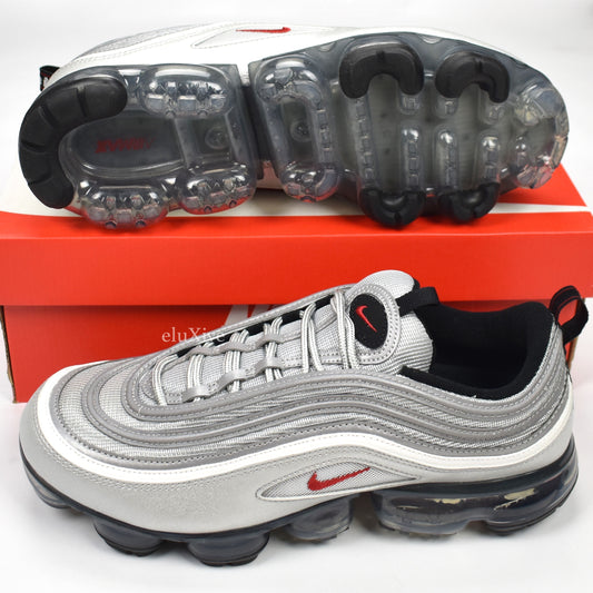 Nike - Air Vapormax 97 'Silver Bullet' (Metallic Silver/Red)
