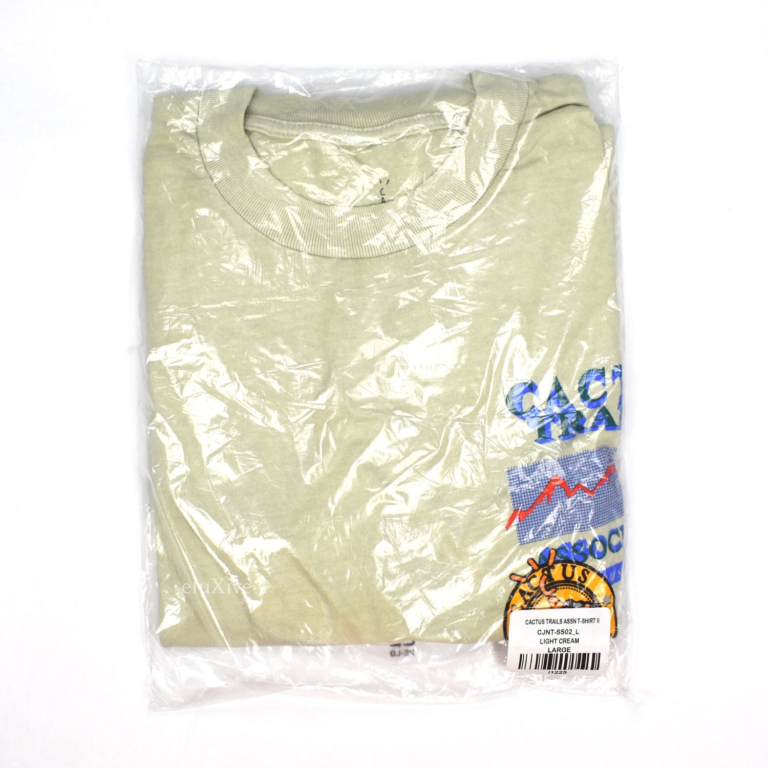 Travis Scott - Cactus Jack Trails Assn Logo T-Shirt (Cream) – eluXive