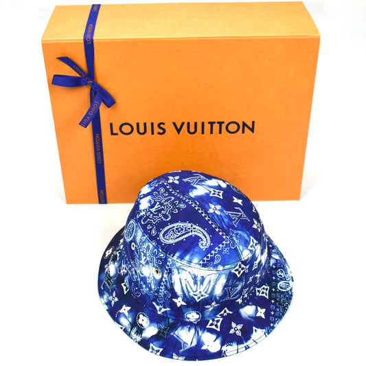 Louis Vuitton - Bandana Monogram Reversible Bucket Hat