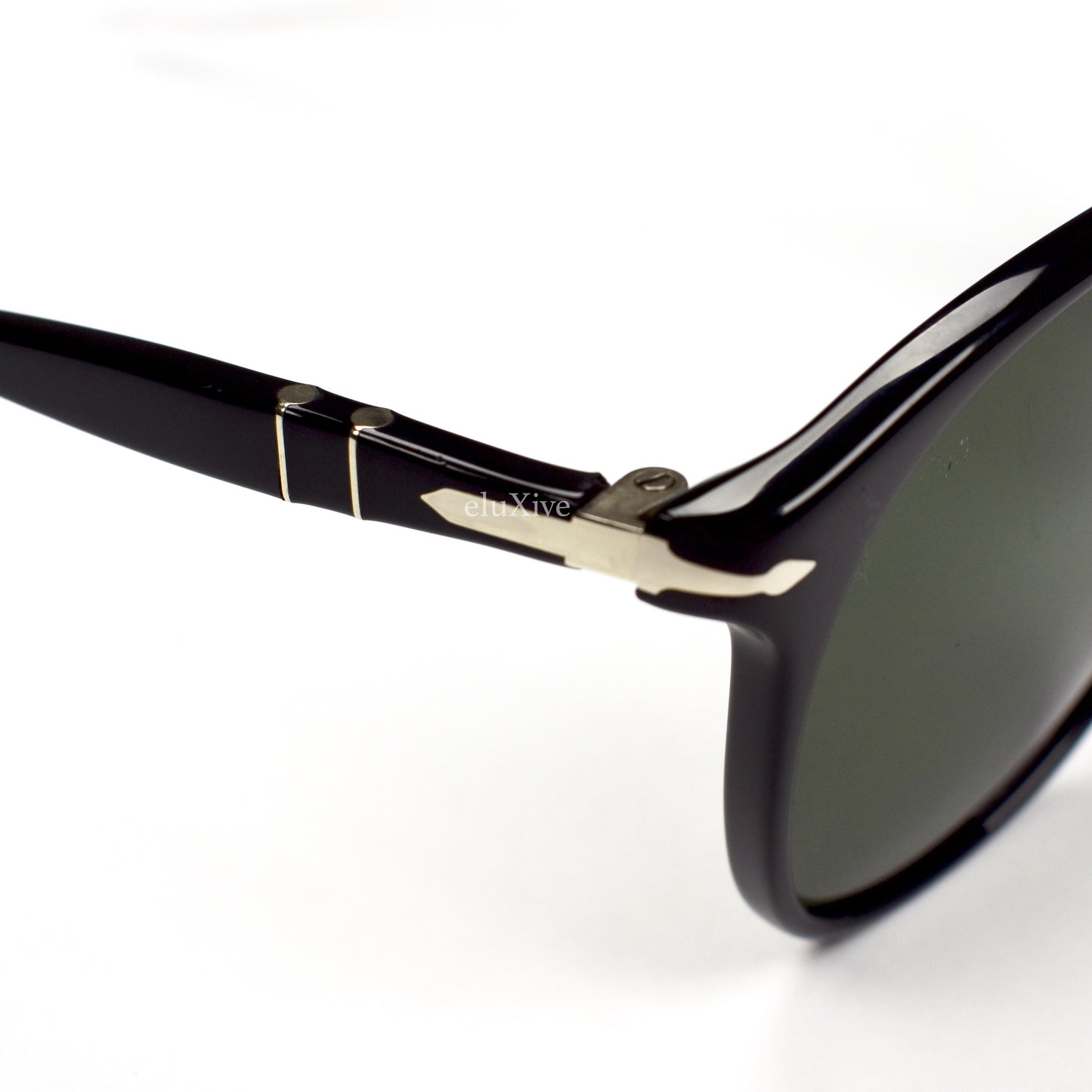 Persol - 9714-S Folding Sunglasses (Black)