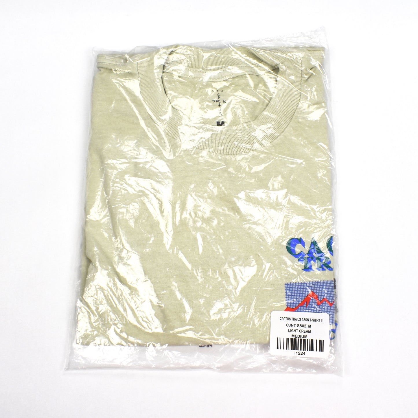 Travis Scott - Cactus Jack Trails Assn Logo T-Shirt (Cream)