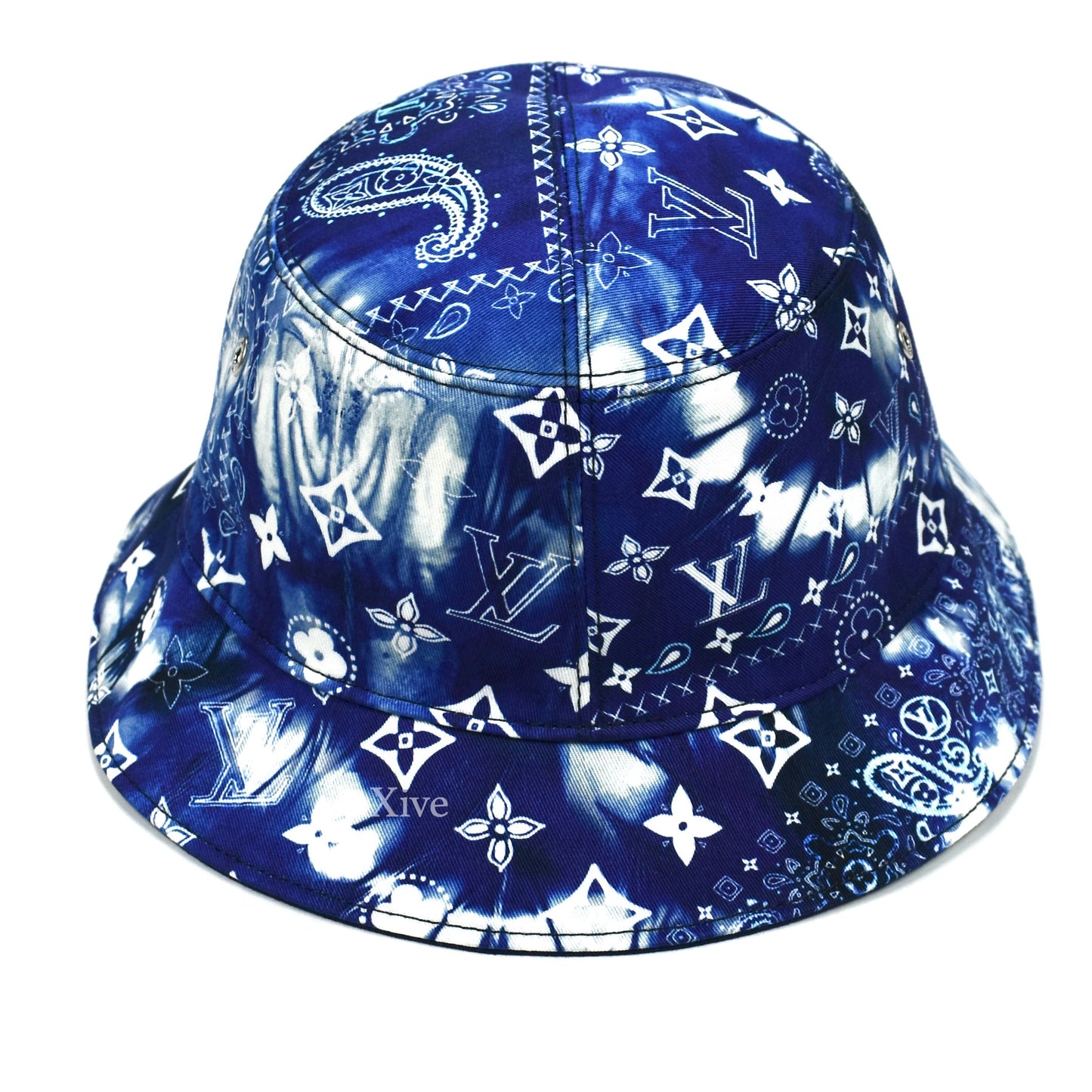 Louis Vuitton Monogram Watercolor Bucket Hat - Blue Hats