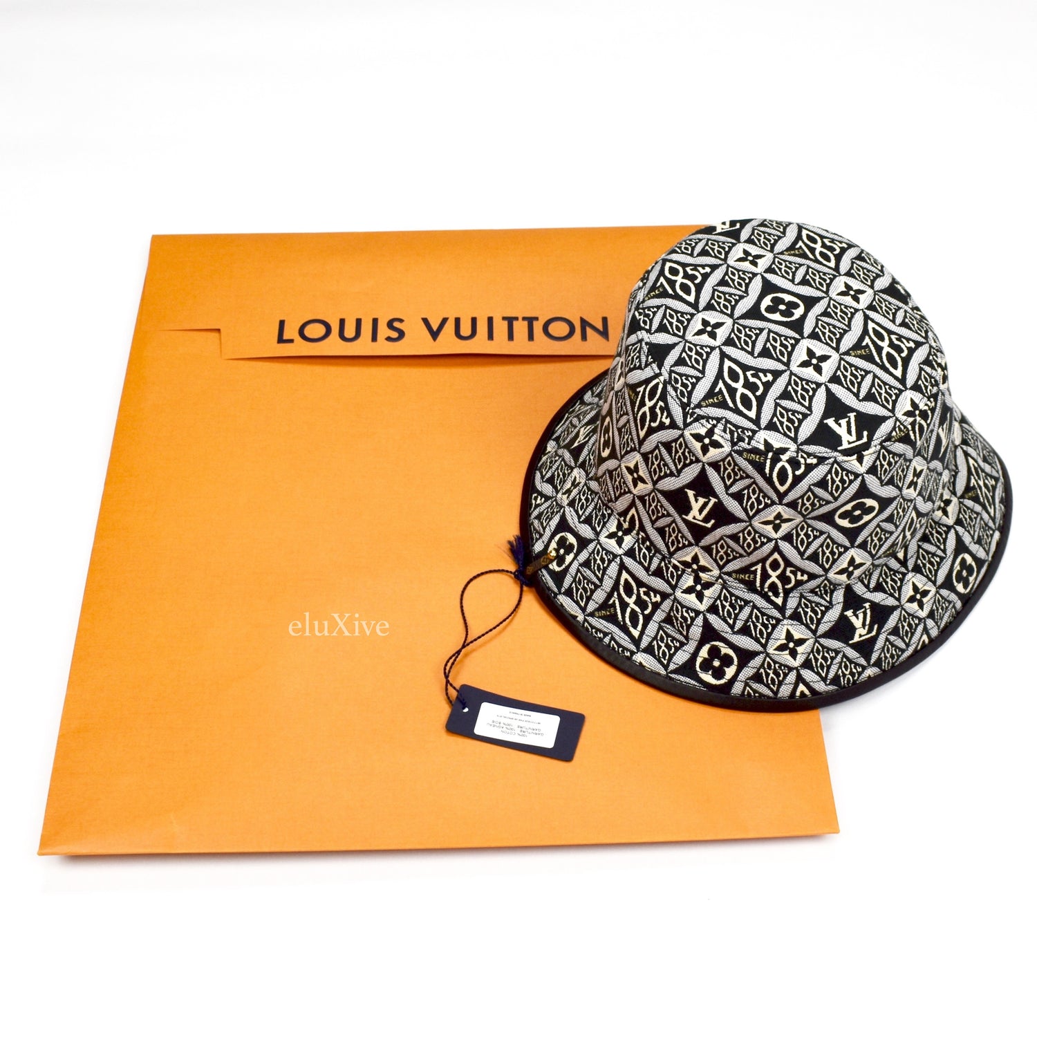 Louis Vuitton - Since 1854 LV Monogram Woven Bucket Hat – eluXive