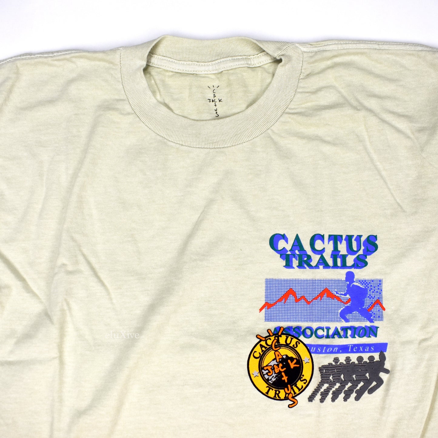 Travis Scott - Cactus Jack Trails Assn Logo T-Shirt (Cream)