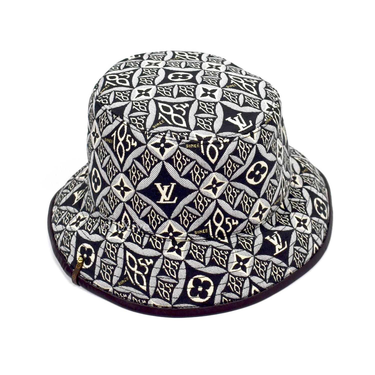 Louis Vuitton Rare 2021 Since 1854 Black Monogram Bucket Hat