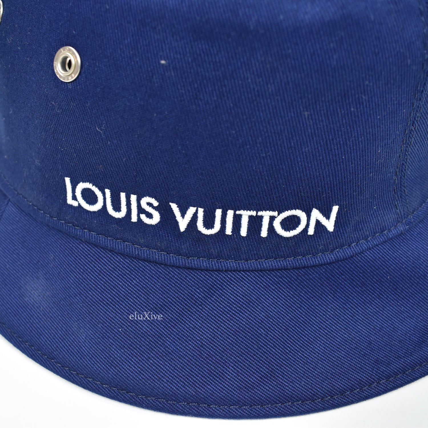 Louis Vuitton Bucket Hat Bonnet Monogram Essential Reversible Blue