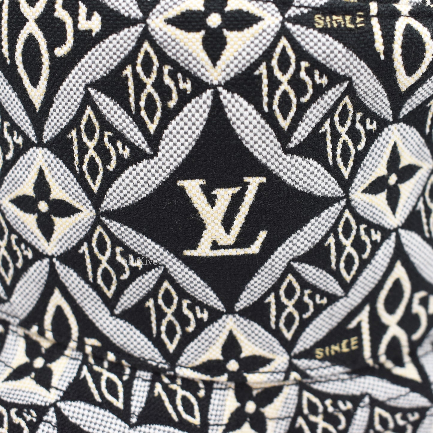 Louis Vuitton Black & White '1854 Monogram' Hat